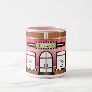 Pink Theme Bakery Paris Patisserie Tasse