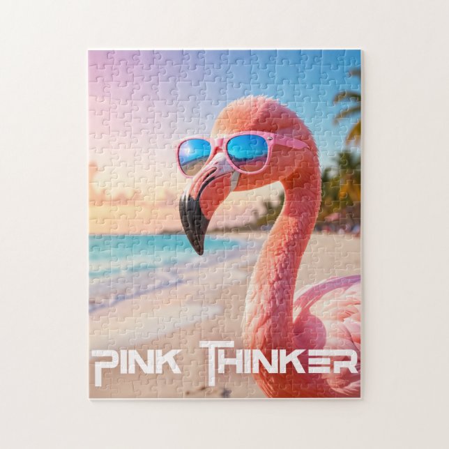 PINK THINKER Flamingo Pink Puzzle (Vertikal)