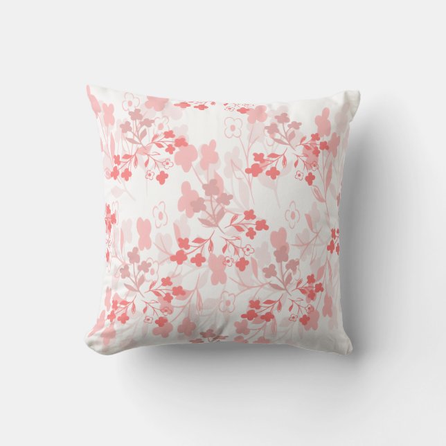 Pink Throw Pillow Kissen (Vorderseite)