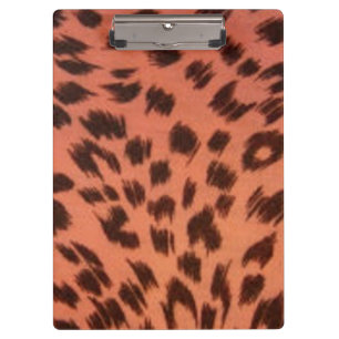 PINK TIERDRUCK KLEMMBRETT