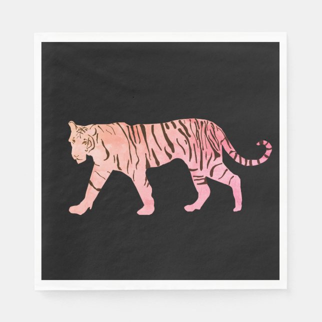Pink Tiger Serviette (Vorderseite)