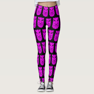 Pink Tiki Skulptur Thunder_Cove Leggings