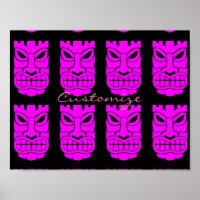 Pink Tiki Skulptur Thunder_Cove