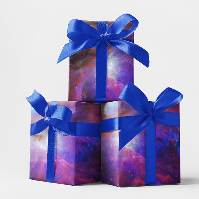 Pink Tinted Orion Nebula Geschenkpapier (Pink Tinted Orion Nebula Wrapping Paper)