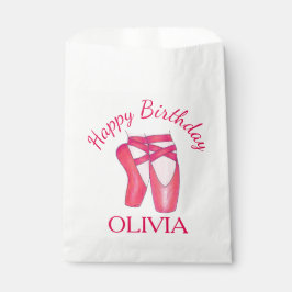 Pink Toe Shoes Ballerina Tanz Geburtstag Geschenktütchen