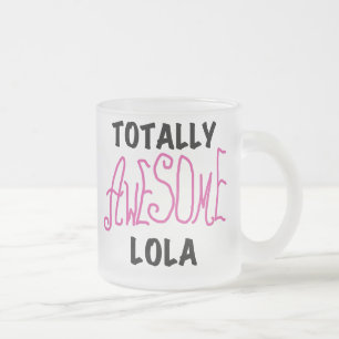 Pink Total Phantastisch Lola T - Shirt und Geschen Mattglastasse
