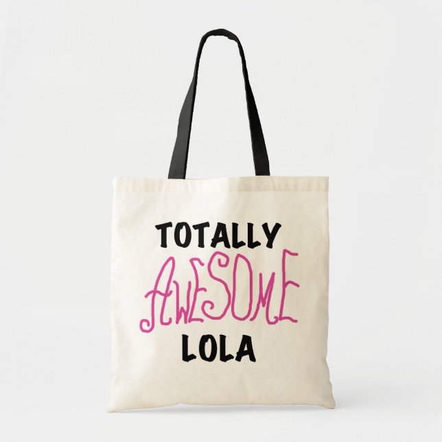 Pink Total Phantastisch Lola T - Shirt und Geschen Tragetasche (Vorne)