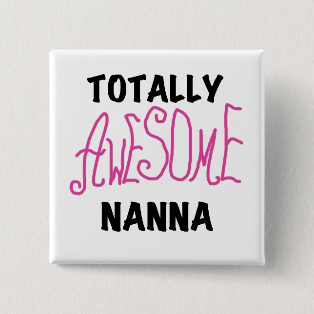 Pink TotPhantastisch Nanna T - Shirt und Geschenke Button (Vorderseite)