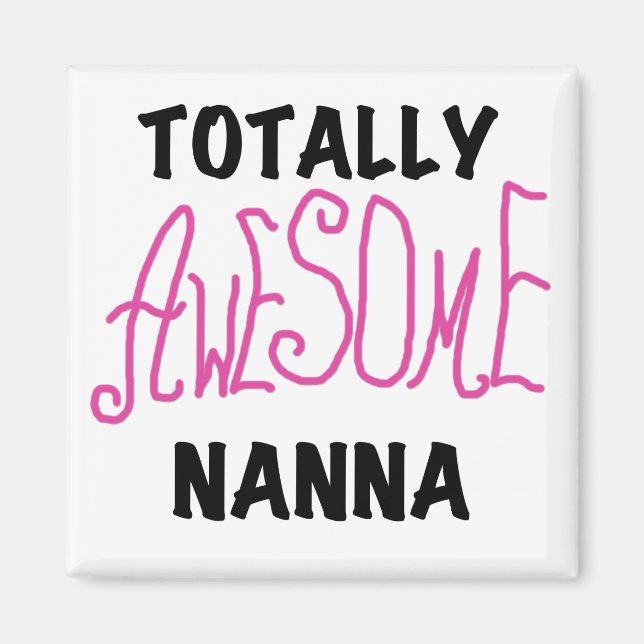 Pink TotPhantastisch Nanna T - Shirt und Geschenke Magnet (Vorne)