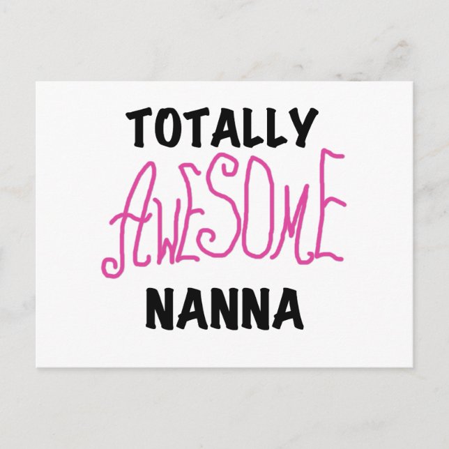 Pink TotPhantastisch Nanna T - Shirt und Geschenke Postkarte (Vorderseite)