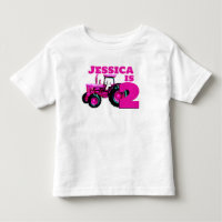 Pink Tractor Birthday