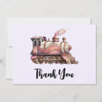Pink Train Motor Vintag Steampunk Danke