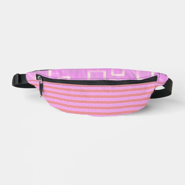 Pink Travel Bag Bauchtasche (Vorderseite)