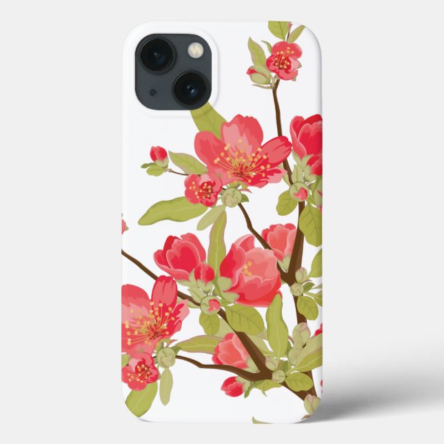 Pink Tree Blossoms iPad Mini Fall Case-Mate iPhone Hülle (Rückseite)