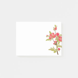 Pink Tree blüht nach der Veröffentlichung Post-it Klebezettel