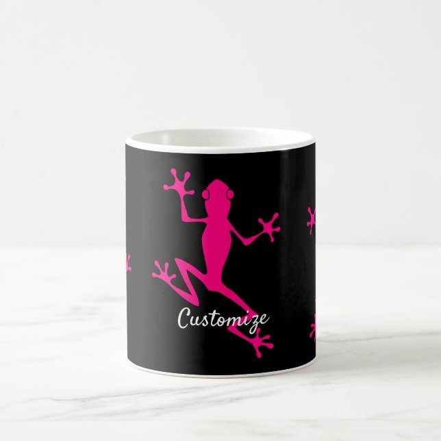Pink Tree Frog Thunder_Cove Kaffeetasse (Mittel)