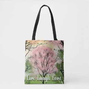 Pink Tree Live Laugh Liebe