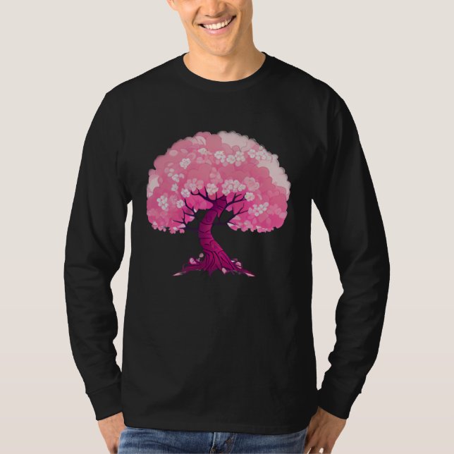 Pink tree of life cherry blossom T-Shirt (Vorderseite)