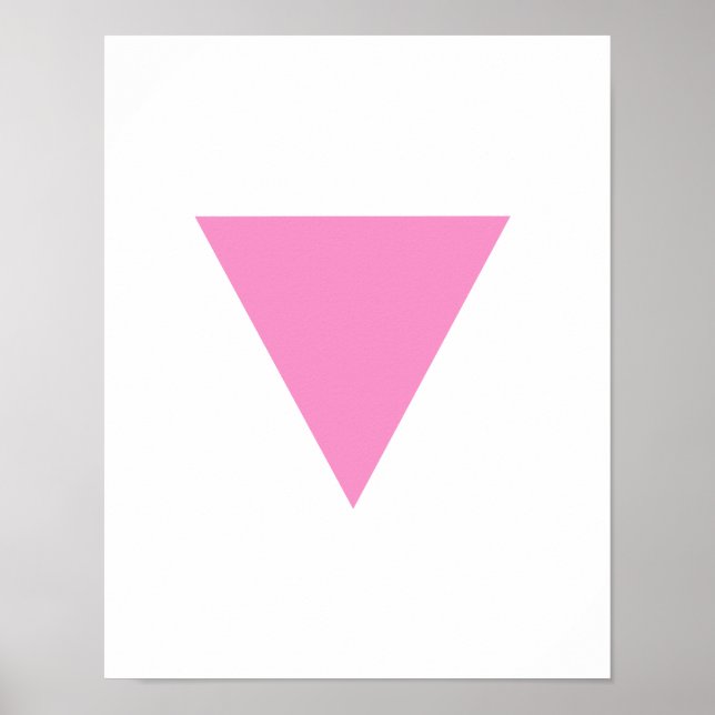PINK TRIANGLE POSTER (Vorne)
