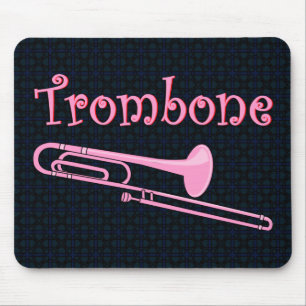 Pink Trombone Mousepad