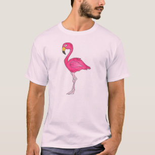 Pink Tropical Flamingo Flamingos Bird Tee Shirt