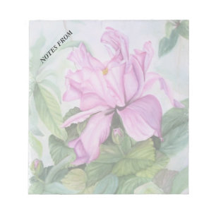 PINK TROPICAL ORCHID CUSTOMIZABLE NOTPAD NOTIZBLOCK