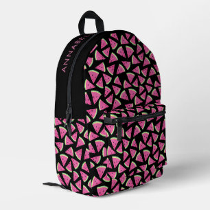 Pink Tropical Watermelon Pattern Bedruckter Rucksack