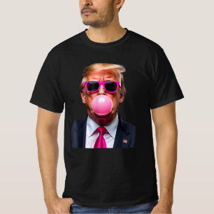 Pink Trump 2024 Bubble Gum Daddy's Zuhause T-Shirt
