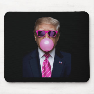 Pink Trump Bubble Gum 2024 Abstimmung Präsident Fu Mousepad