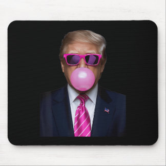 Pink Trump Bubble Gum Gift 2024 Abstimmung Präside Mousepad