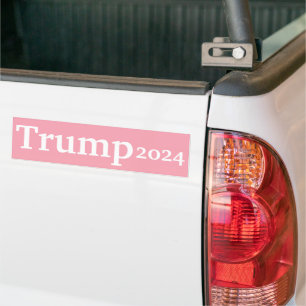 Pink Trump-Kampagne 2024 Autoaufkleber