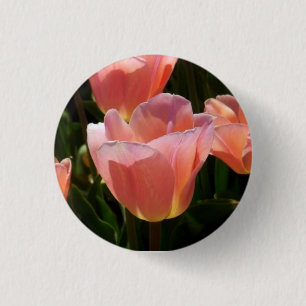 Pink Tulip Button
