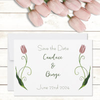 Pink Tulip Floral