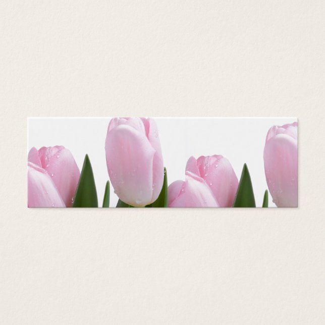 PINK TULIP GASTGESCHENK HOCHZEIT CARD (Vorderseite)