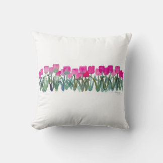Pink Tulip Grove Kissen
