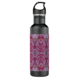 Pink Tulip Ikat 6 Edelstahlflasche
