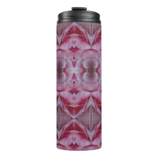 Pink Tulip Ikat 8 Thermosbecher