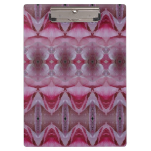 Pink Tulip Ikat auch Klemmbrett