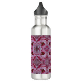 Pink Tulip Ikat Too Edelstahlflasche