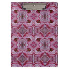 Pink Tulip Ikat Too Klemmbrett