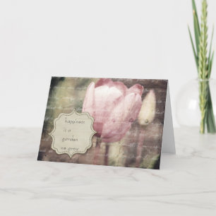 Pink Tulip Inspiration Karte