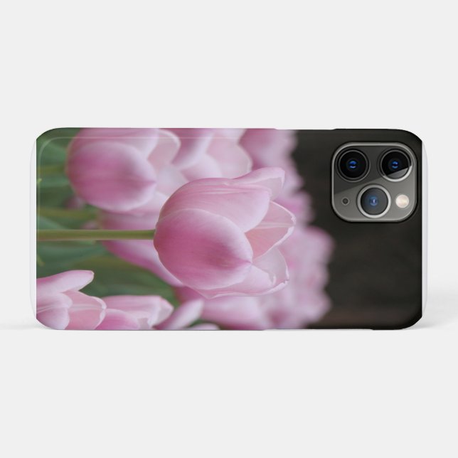 Pink tulip iPhone Case (Rückseite (Horizontal))