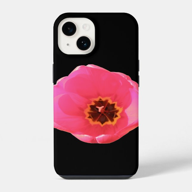 Pink Tulip iPhone Hülle (Rückseite)