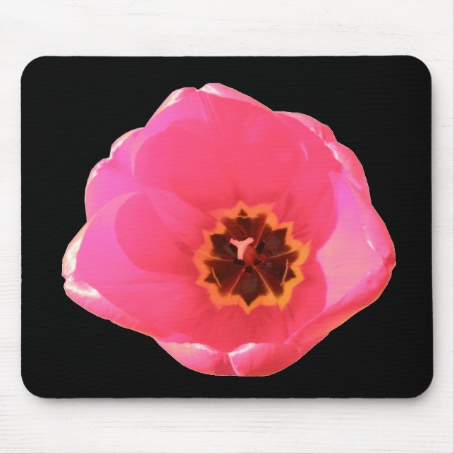 Pink Tulip Mousepad (Vorne)