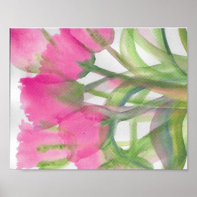 PINK TULIP POSTER (Vorne)