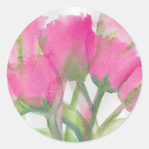 Pink Tulip Sticker