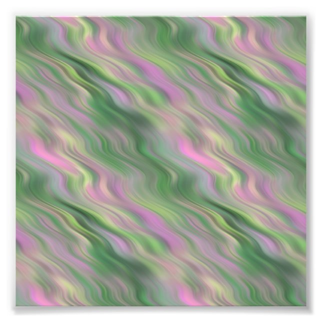 Pink Tulip Wavy Textur Fotodruck (Vorne)
