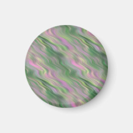Pink Tulip Wavy Textur Magnet