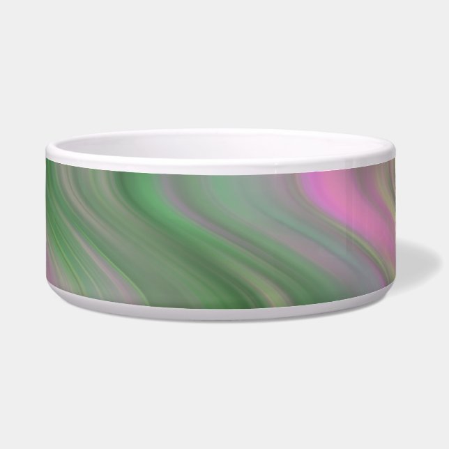 Pink Tulip Wavy Textur Napf (Vorderseite)