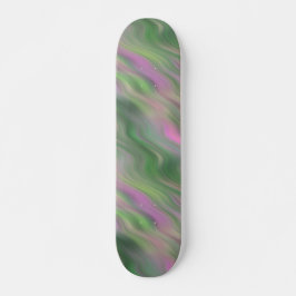 Pink Tulip Wavy Textur Skateboard